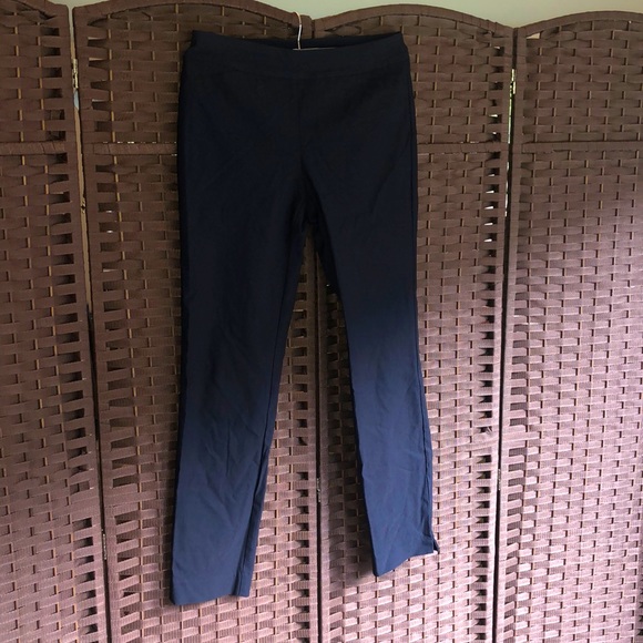 Charter Club Cambridge Skinny Navy Blue Pants - Picture 1 of 2